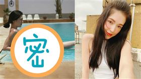 許瑋甯罕見泳池畔「激辣泳衣」。（圖／翻攝自許瑋甯IG）