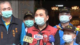 侯友宜視察宮廟防疫作為。