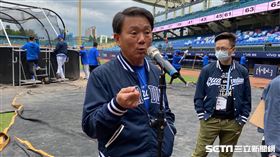 富邦悍將總教練洪一中。（圖／記者王怡翔攝影）