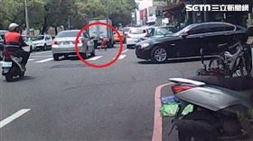 雲林紅衣小女孩闖馬路／張先生授權提供