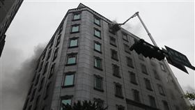 林森錢櫃,火災,台北/翻攝畫面