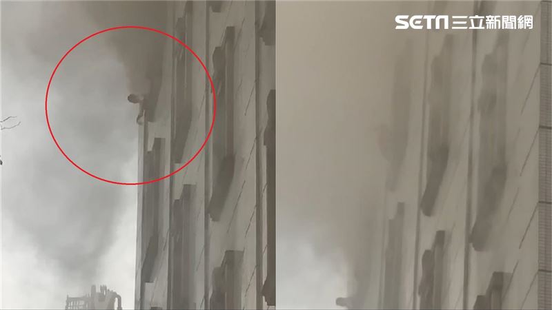 林森錢櫃濃煙竄天　掛牆外求救畫面曝