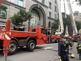 台北,林森,錢櫃,火警（圖／記者 陳啟明攝影）