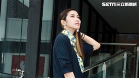 梁一貞三立新聞網專訪。（記者邱榮吉/攝影）