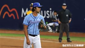 ▲富邦悍將投手林羿豪。（圖／記者劉彥池攝影）