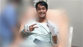 林智勝手術順利，轉至普通病房。（圖／中信兄弟提供）