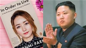 脫北者朴延美,金正恩（組合圖／翻攝臉書、資料畫面）