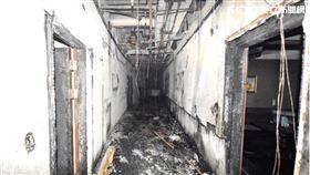 林森錢櫃,火警,內部畫面　消防局提供