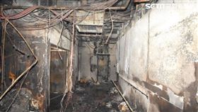 林森錢櫃,火警,內部畫面　消防局提供