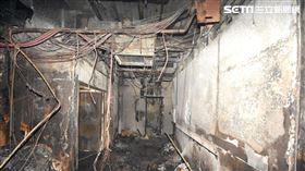 ▲北市林森錢櫃大火現場滿目瘡痍。（圖／翻攝畫面）