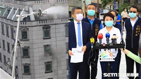 台中市長盧秀燕、錢櫃火警／中市府提供