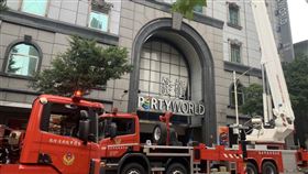 台北,林森,錢櫃,火警（圖／記者 陳啟明攝影）