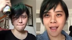 她8分鐘仿妝羅志祥！歪嘴「電臀30秒」神片破千萬觀看（圖／翻攝自YouTube）