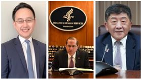 ▲口譯哥趙怡翔、阿札爾、陳時中（組合圖，資料畫面）