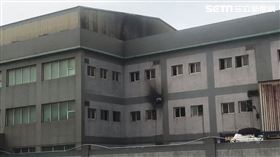 龍井紡織廠大火／翻攝畫面