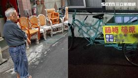 阿公為病妻忍眼疾編藤疑籌醫藥費／翻攝畫面