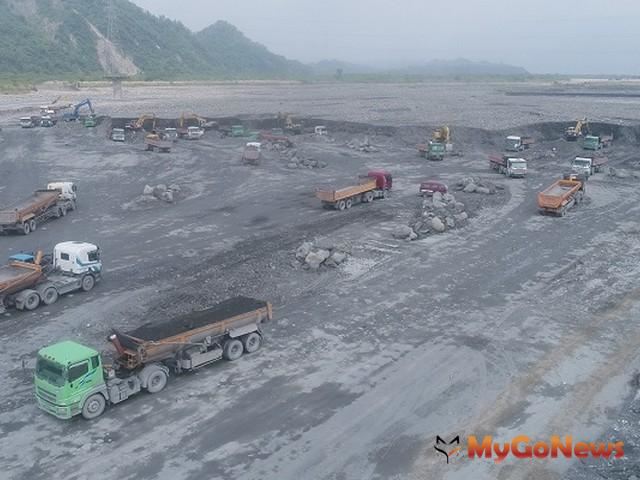 建商注意　砂石場庫存增加供應穩定