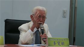 台灣制憲基金會董事長辜寬敏。（圖／記者盧素梅攝）