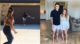 ▲運動家新秀馮恩（Noah Vaughan）砲轟妻子還豪氣爽棒。（圖／翻攝自Noah Vaughan IG）