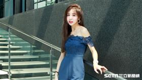 空姐Rita三立新聞網專訪。（記者邱榮吉/攝影）