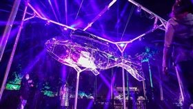 2020北港燈會獲國際展場設計金獎（2）雲林縣「2020北港燈會」獲得隸屬於國際獎項協會（IAA）的重點設計賽事展場設計獎項金獎，由知名燈光造形藝術大師彭力真率領團隊完成。（雲林縣政府提供）中央社記者黃國芳傳真  109年4月29日