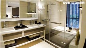 浴室。（圖／記者陳韋帆攝影）