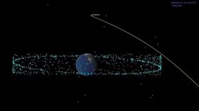 ▲飛在太空的小行星。（圖／翻攝自NASA官網）