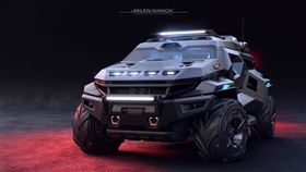 ▲ARMORTRUCK末日生存車。（圖／翻攝behance網站）