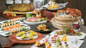 期許「5零確診」凱撒10家飯店餐廳祭出24小時5折優惠。（圖／業者提供）