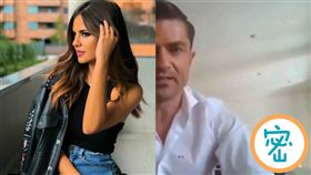 男主播居家阿方索直播時，後面意外拍到裸女。（圖／翻攝自YouTube）