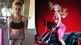 她自爆之前健身時放蠟燭釀成火災。（圖／翻攝自布蘭妮IG）