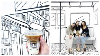 獨／2D咖啡廳像走進漫畫未開就爆紅