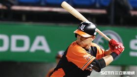 ▲統一獅外野手林安可。（圖／記者林聖凱攝影）
