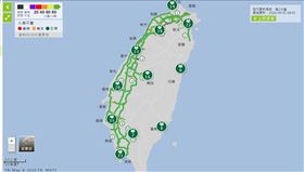 連假罕見！即時路網一路「綠燈」　台灣人真的乖乖在家（圖／翻攝自1968即時路況）