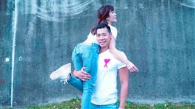 ▲舞蹈老師KIMIKO的未婚夫王家玄教授首度曝光。（圖／KIMIKO提供）