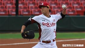 ▲樂天桃猿先發投手王溢正。（圖／記者劉彥池攝影）