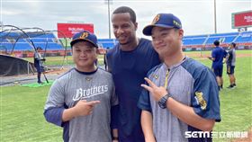 中信兄弟洋投米蘭達。（圖／記者王怡翔攝影）