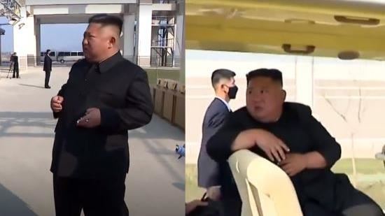 15分鐘拍給大家看？金正恩盤腿抽菸