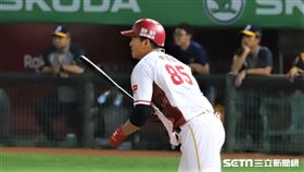 樂天桃猿朱育賢。（圖／記者劉彥池攝影）