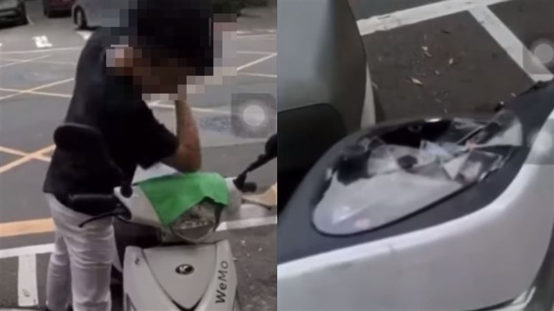 肘碎共享機車狂笑　屁孩下場GG了…