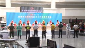 高雄市政府3舉行防疫實兵演練。（圖／翻攝韓國瑜臉書）