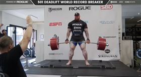 影／硬舉501公斤！《權力遊戲》男星成功創新世界紀錄
圖／翻攝自Rogue Fitness YouTube
https://www.youtube.com/watch?v=2kEC7X1FUIg
