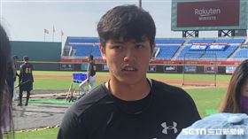 ▲樂天桃猿左投劉昱言。（圖／記者黃泓哲攝影）