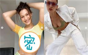 貝拉哈蒂德（Bella Hadid）拍攝居家時尚大片。（圖／翻攝自IG）