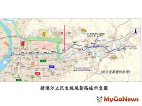 大利多！捷運汐止民生線二期環評第三次審議修正後通過，往前邁一大步（圖／新北市政府）