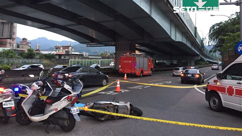 輾斃騎士遭送辦　消防員哭慘：對不起