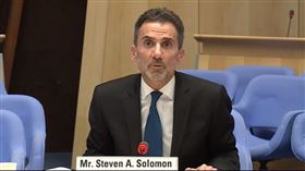 WHO法律顧問索羅門（Steven Solomon） 圖翻攝自WHO YOUTUBE