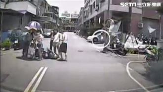 孕婦車禍倒地破水　熱心民眾人牆守護