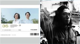  ▲莊仲凱操刀就職郵票主視覺。（圖／文總會提供）