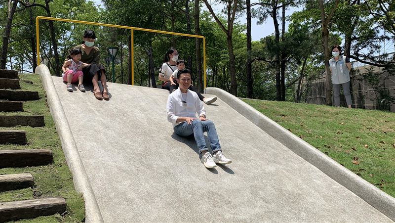 竹市府改造明湖公園　打造親子新去處